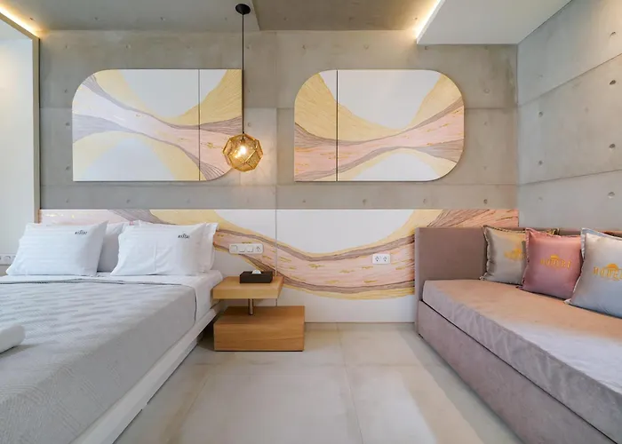 Hotel de apartamente Moderi Luxury Skala Potamia