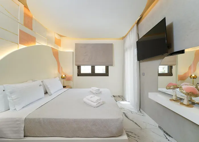 Hotel de apartamente Moderi Luxury Skala Potamia