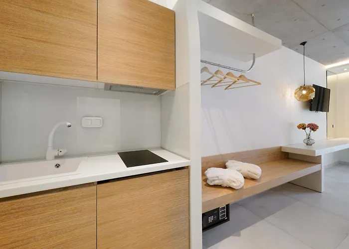 Hotel de apartamente Moderi Luxury Skala Potamia