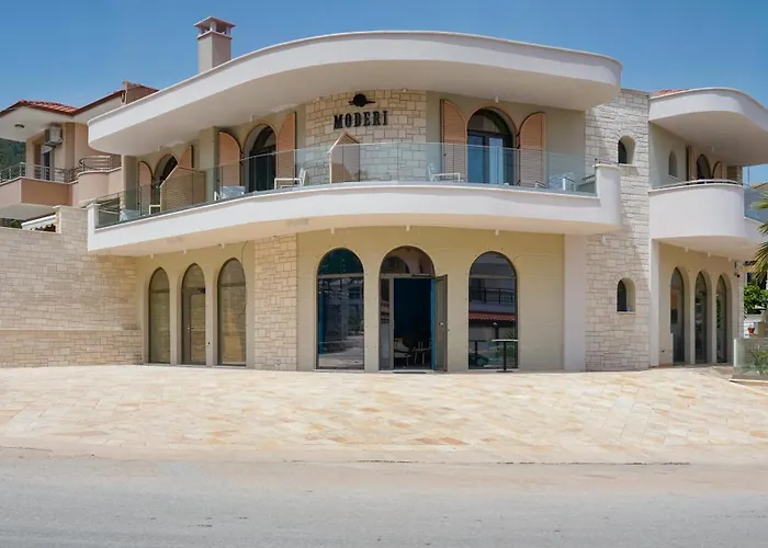 Hotel de apartamente Moderi Luxury Skala Potamia